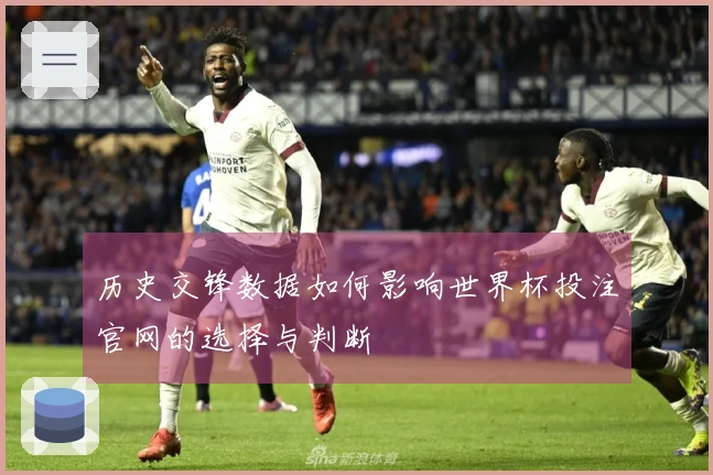 历史交锋数据如何影响世界杯投注官网的选择与判断